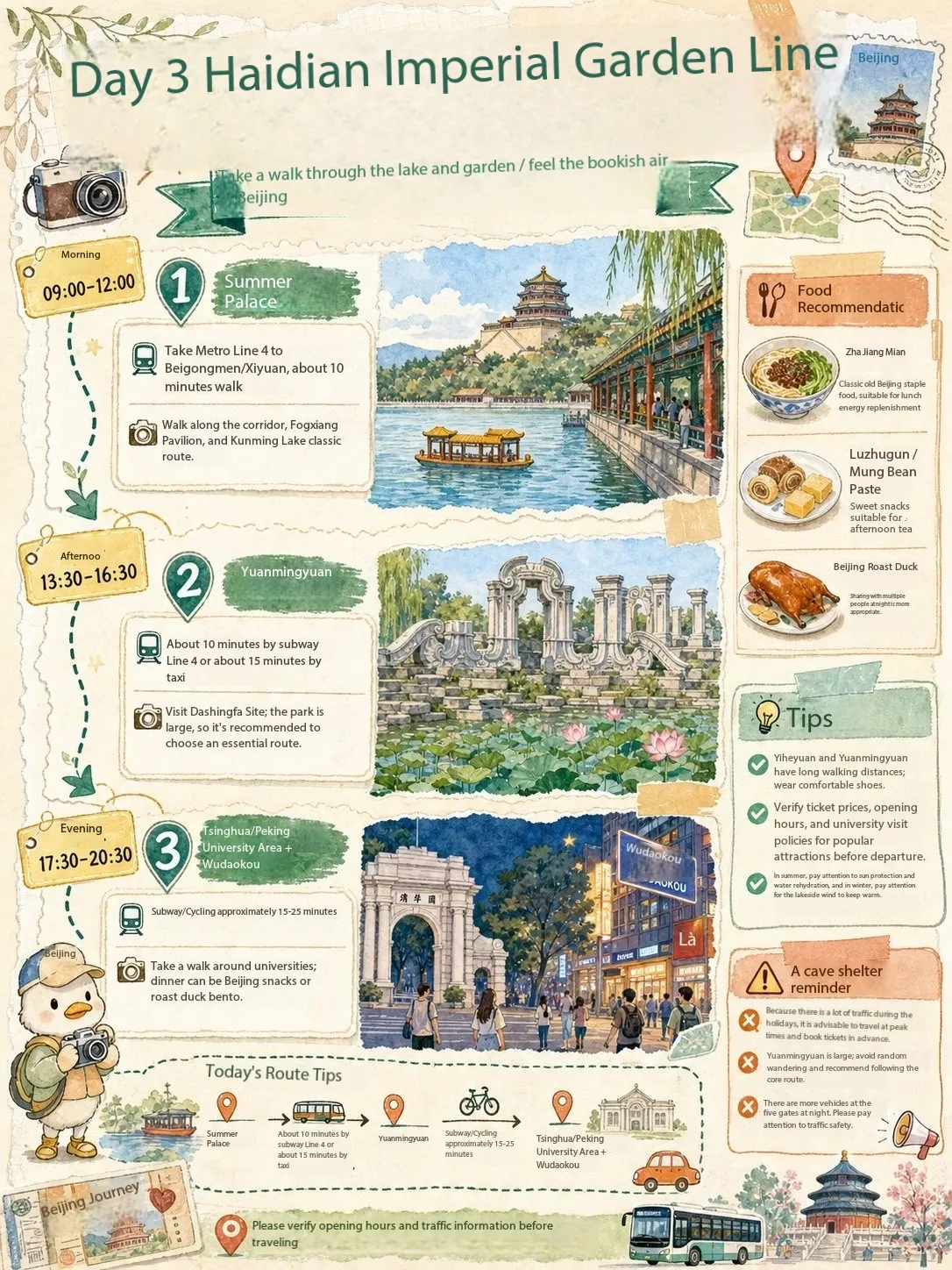 Beijing 5-day itinerary day 3: imperial gardens and lakes