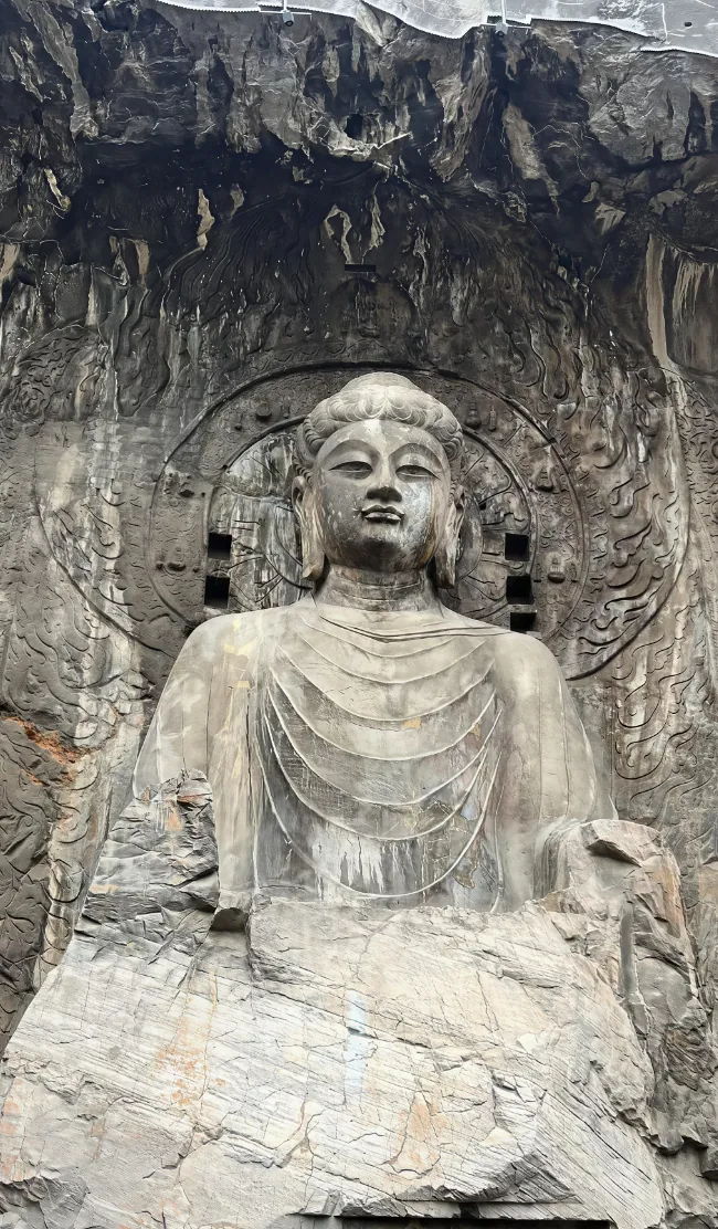 The Lushena Buddha at the Longmen Grottoes, Luoyang